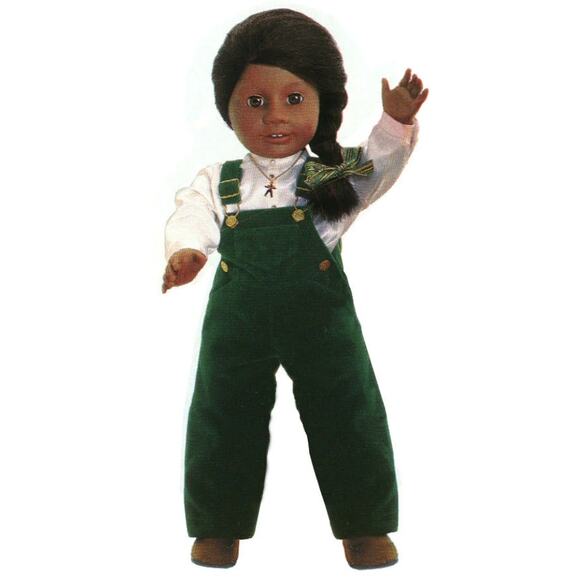 ❌SOLD❌ 
American Girl Doll Pleasant Company Holiday Bib Outfit Complete Necklace - Picture 5 of 5